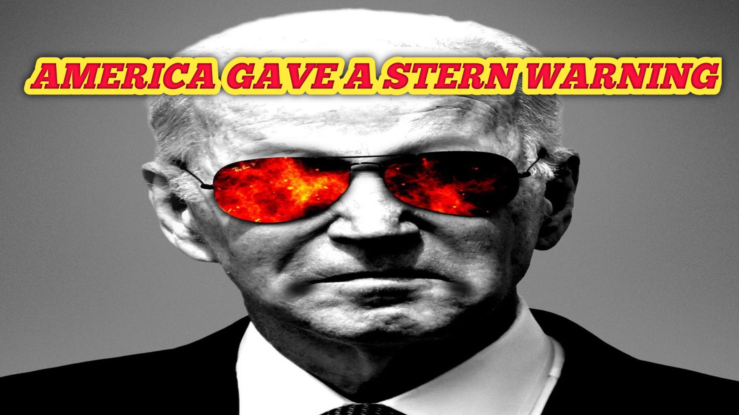 America gave a stern warning