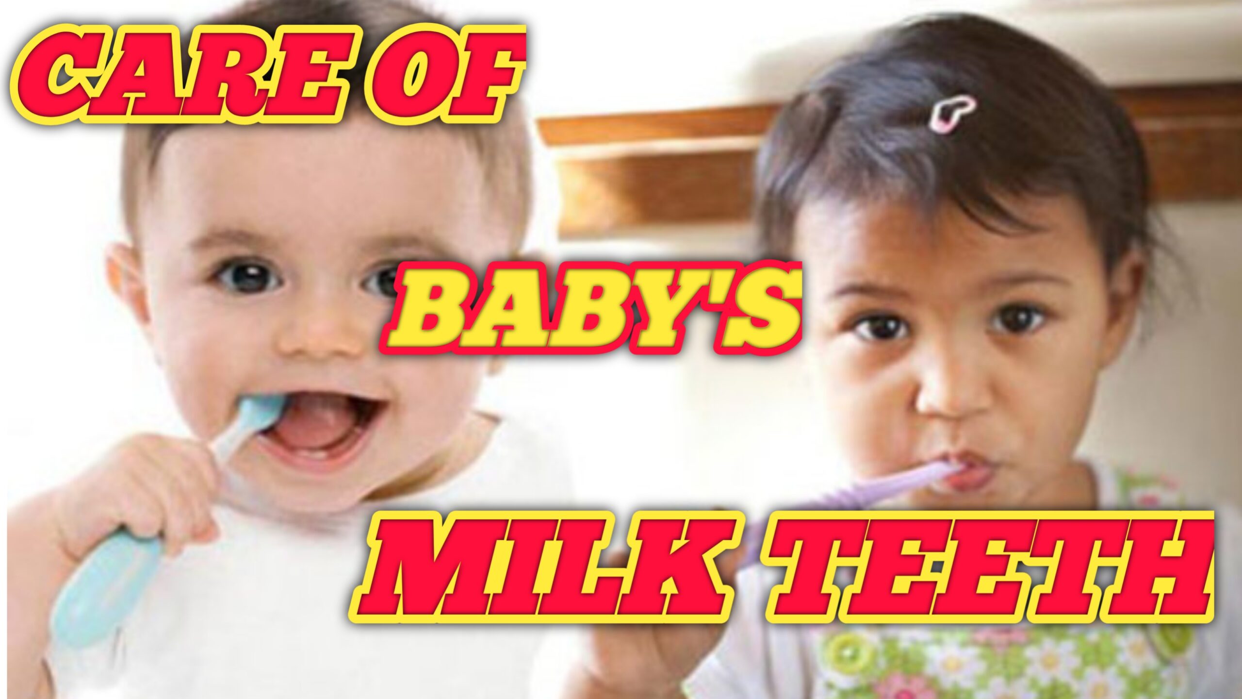  Care of baby’s milk teeth