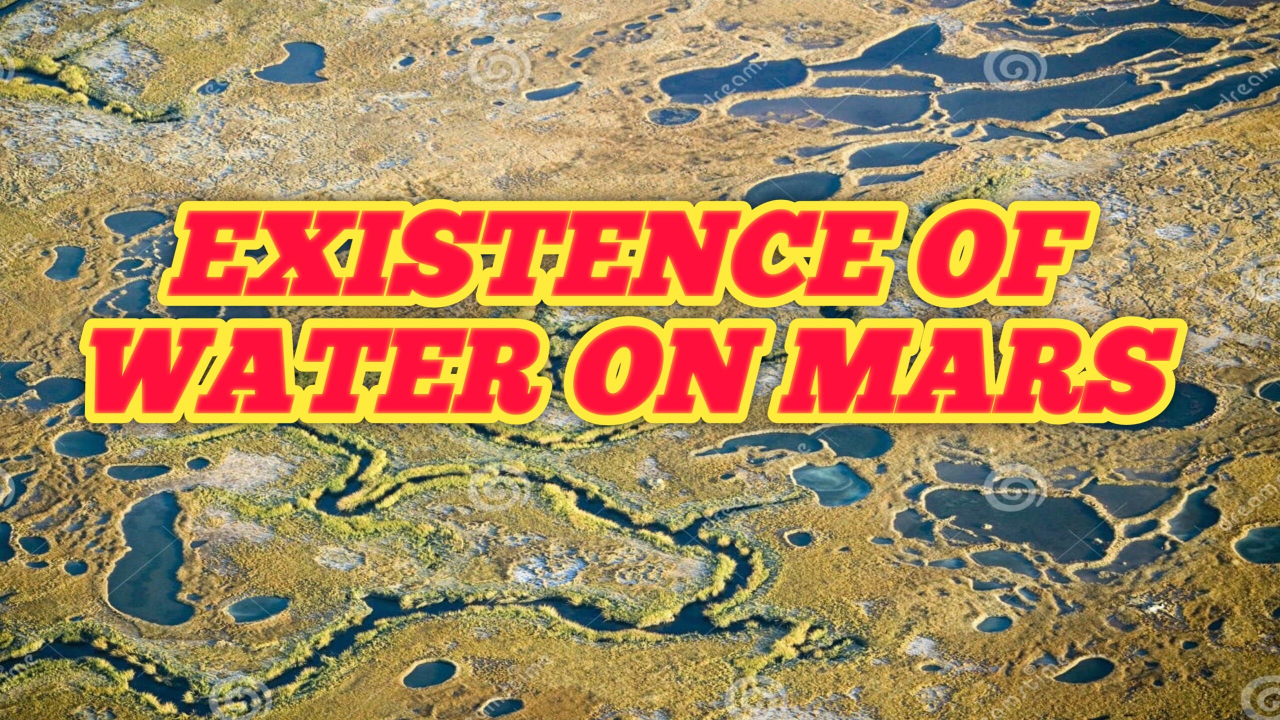 Existence of water on Mars