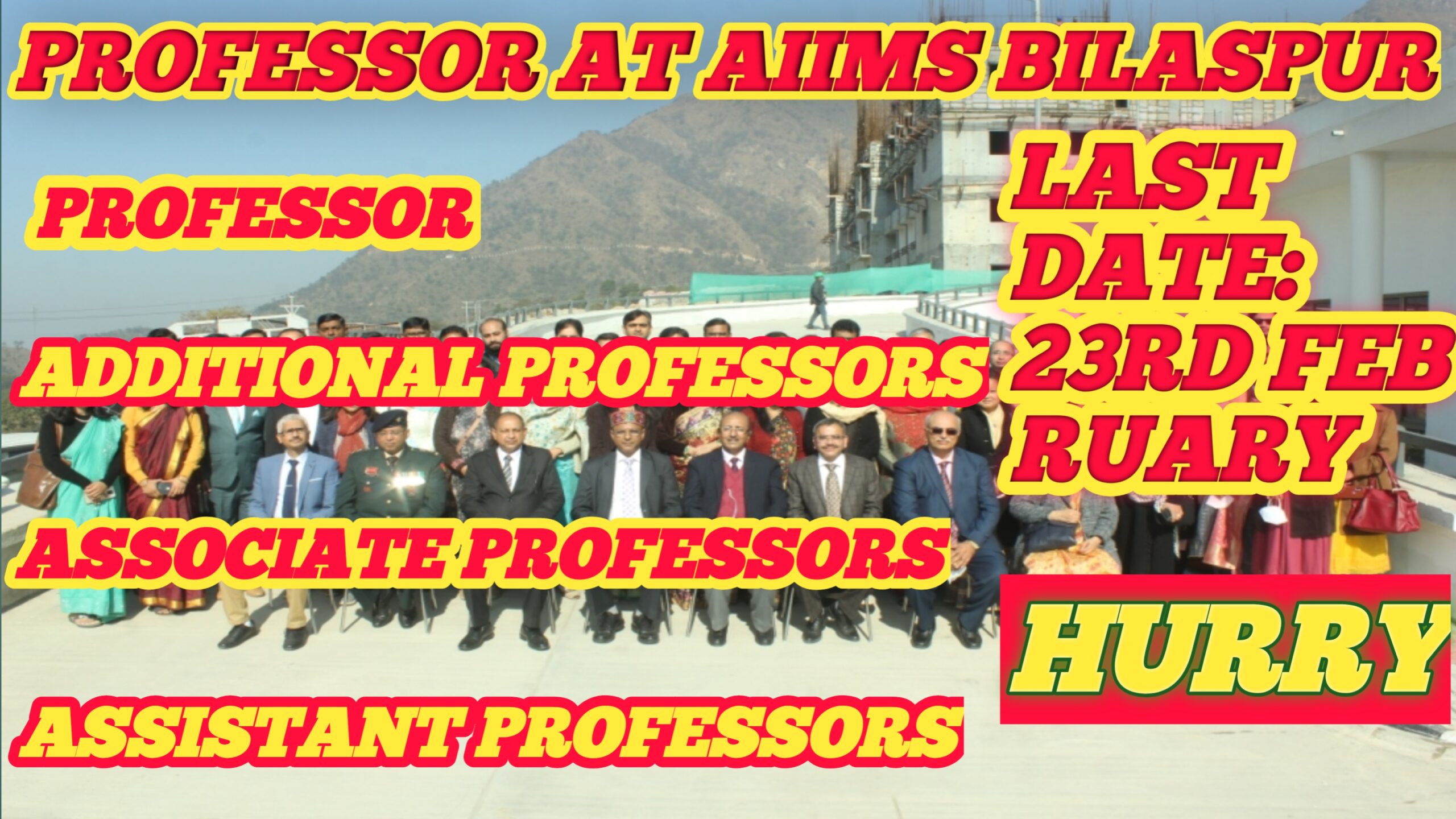 Professor at AIIMS Bilaspur